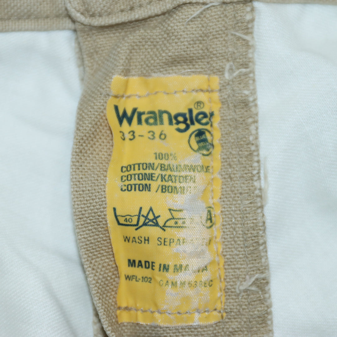 Wrangler Blue Bell Bootcut Vintage Beige W33 L36 Unisex