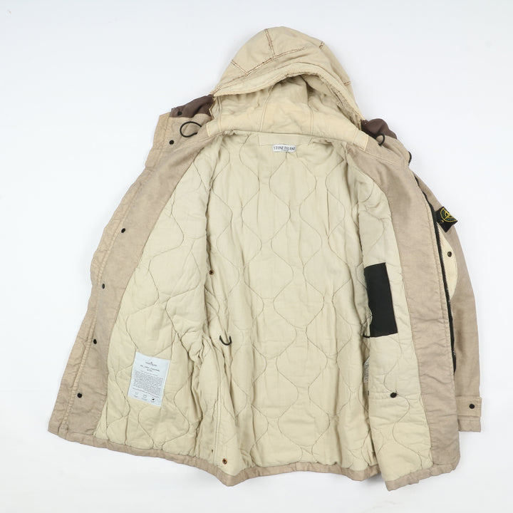 Stone Island Giacca 2011/2012 Beige Taglia XXL Uomo Raro