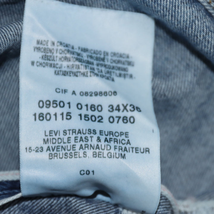 Levi's 501 Selvedge Red Line Vintage Denim W34 L36 cimosa Unisex