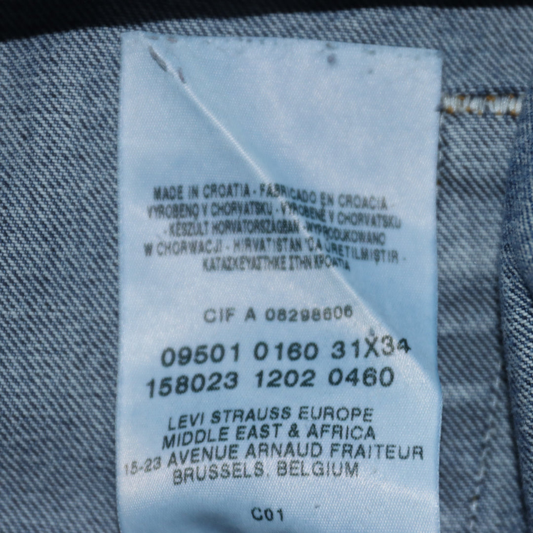Levi's 501 Selvedge Vintage Denim W31 L34 Unisex Levis cimosa