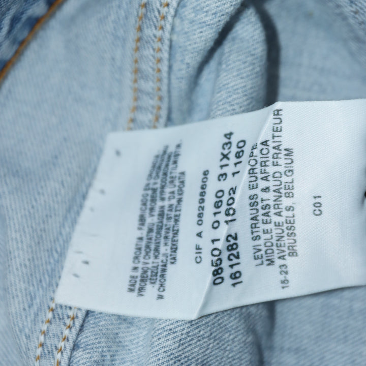 Levi's 501 Selvedge Vintage Denim W31 L34 Unisex