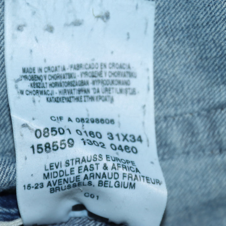 Levi's 501 Selvedge Vintage Denim W31 L34 Unisex Levis cimosa
