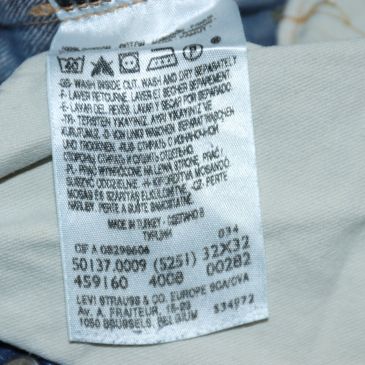 Levi's 501 Big E Martingala Red Line Vintage 40' Denim W32 L32 Unisex