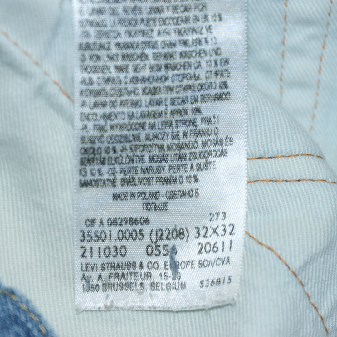 Levi's 501 Selvedge Red Line Denim W32 L32 Unisex Levis cimosa