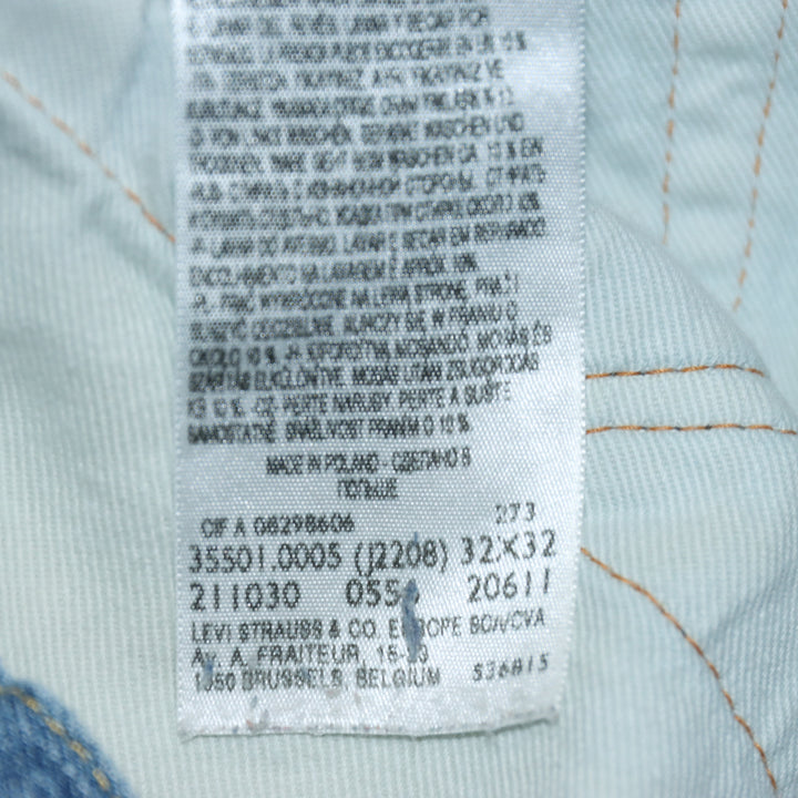 Levi's 501 Selvedge Red Line Denim W32 L32 Unisex Levis cimosa