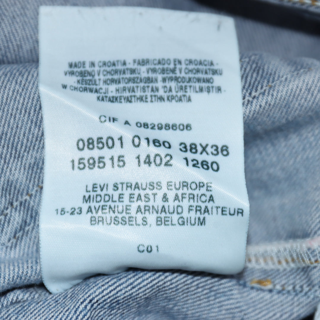Levi's 501 Selvedge Denim Vintage 80' W38 L36 Uomo