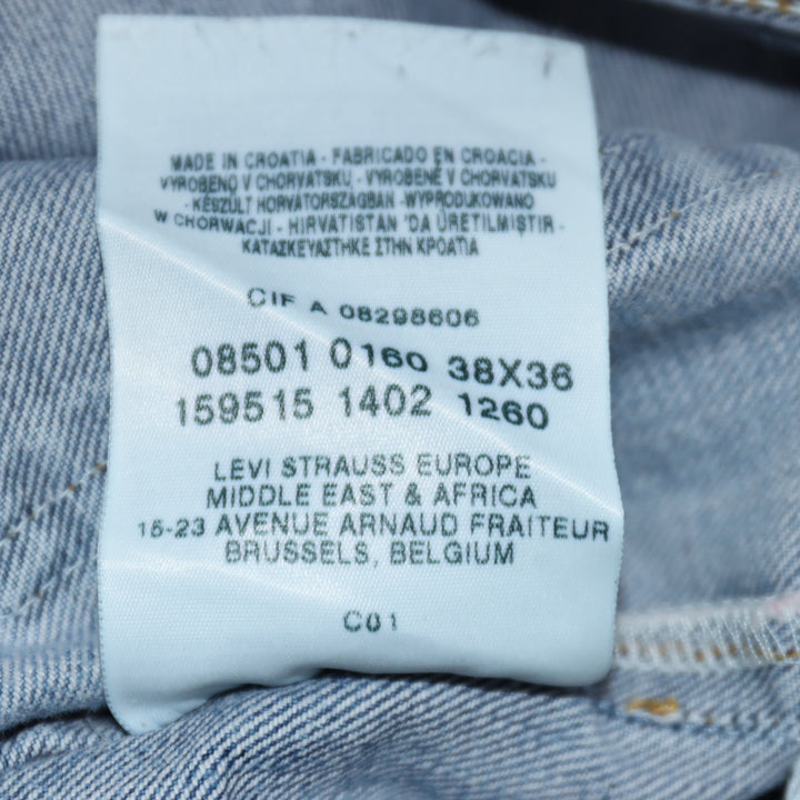 Levi's 501 Selvedge Denim Vintage 80' W38 L36 Uomo