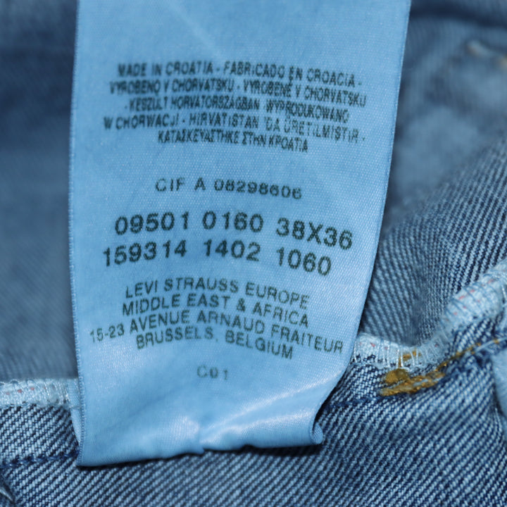 Levi's 501 Selvedge Red Line Denim W38 L36 Uomo Levis cimosa