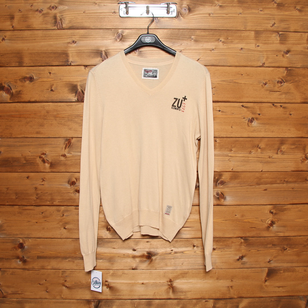 Zu Elements Maglione Beige Taglia M Uomo