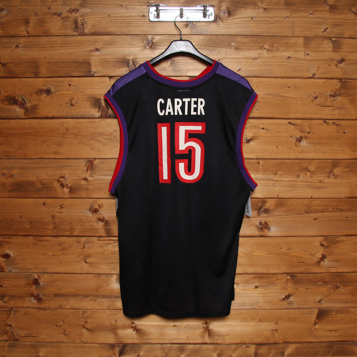 Maglia da Basket NBA Reebok Toronto Raptors Carter 15 Viola Taglia XL Unisex