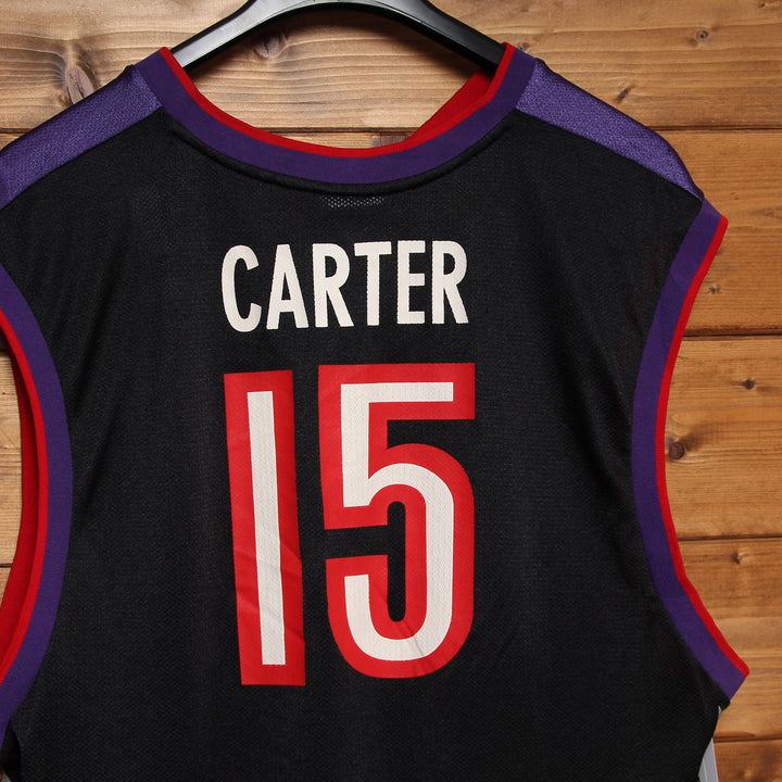 Maglia da Basket NBA Reebok Toronto Raptors Carter 15 Viola Taglia XL Unisex