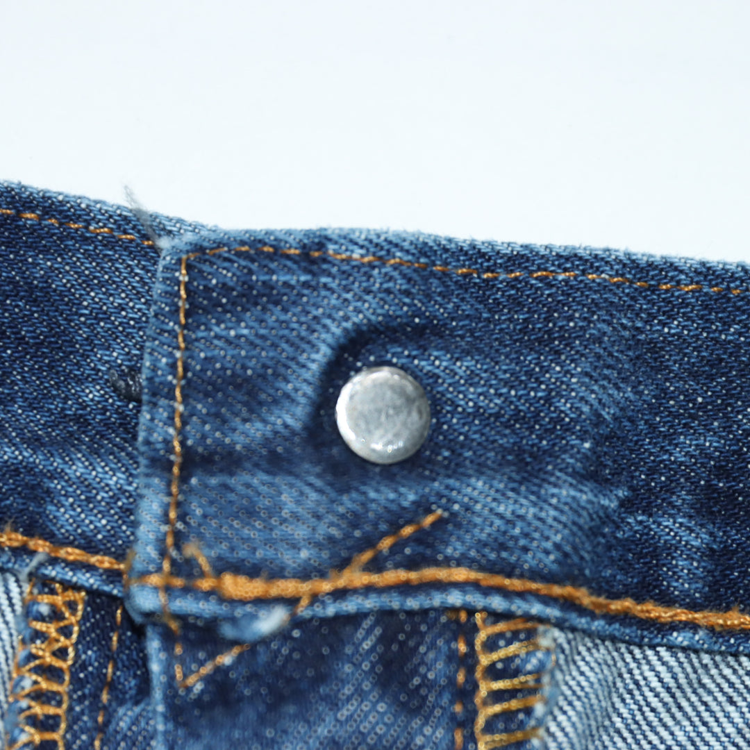 Levi's 501xx Rivets Big E Selvedge Vintage Denim W36 L36 Uomo Made in USA