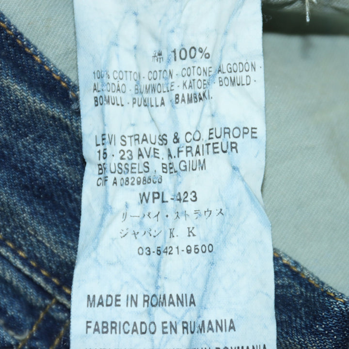 Levi's 501xx Rivets Martingala Vintage Jeans Denim W32 L34 Unisex