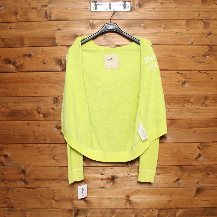 Hollister Track Top Verde Taglia L Donna
