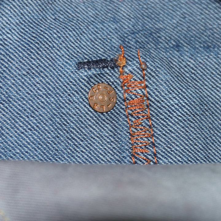 Levi's 501 Big E Rivets Selvedge Vintage Jeans Denim W32 L32 Uomo Made in USA