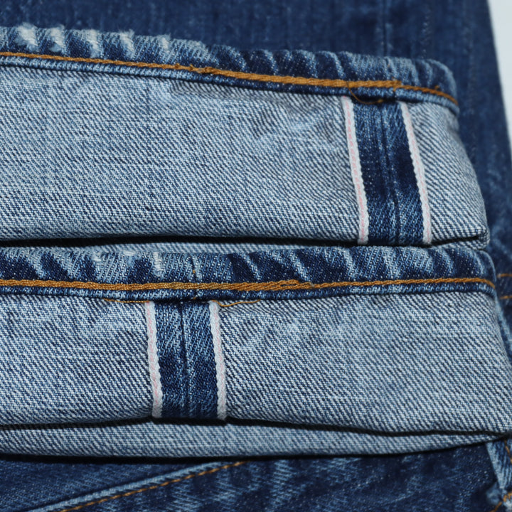 Levi's 501 Big E Rivets Selvedge Vintage Jeans Denim W36 L38 Uomo Made in USA
