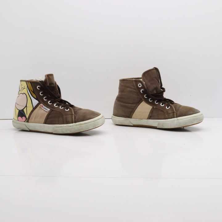 Superga Disney Alto Marroni Eur 41 Unisex