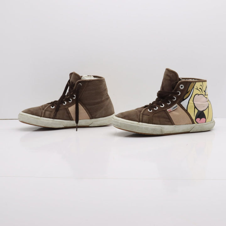 Superga Disney Alto Marroni Eur 41 Unisex