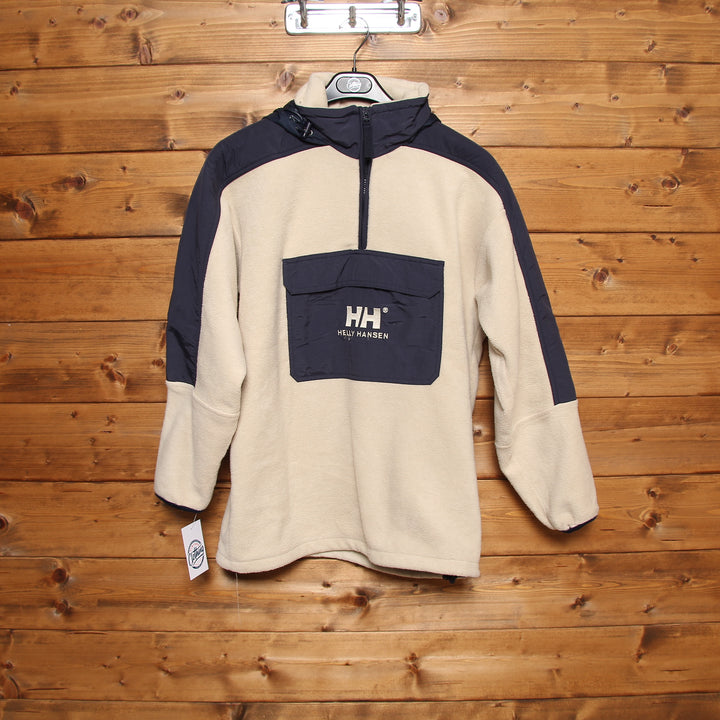 Helly Hansen Felpa in Pile Beige e Blu Taglia XS Unisex