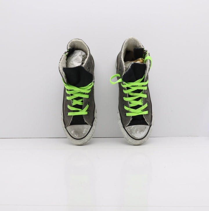 Converse All Star Alte Grigia e Nera Eur 36.5 Unisex