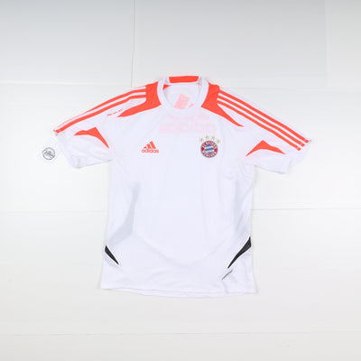 Maglia d'allentamento Adidas Bayern Munich Bianco Taglia 6 Uomo