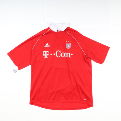 Maglia da Calcio Adidas Bayern Munich Makaay 10 Rossa Taglia 2XL Uomo
