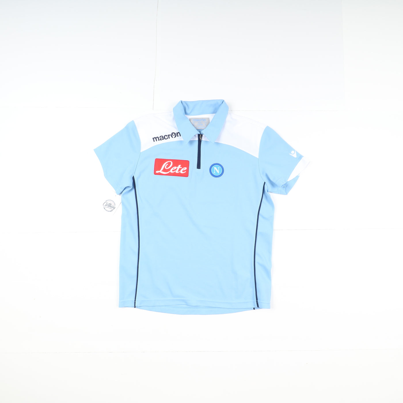 Maglia da Allentamento Macron Napoli Azzurra Taglia M Uomo