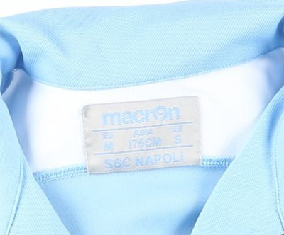 Maglia da Allentamento Macron Napoli Azzurra Taglia M Uomo