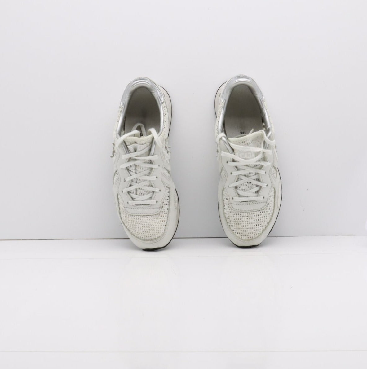 Converse Cons Basse Bianche Traforato Eur 37 Donna