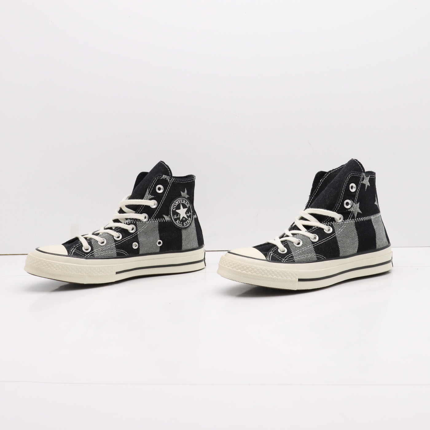 Converse All Star Chuck Taylor 70' Alte Nero Varie Cuciture Eur 37.5 Unisex Vintage