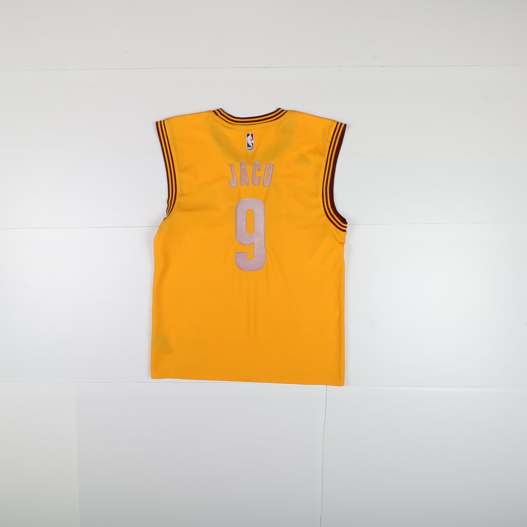 Maglia da Basket NBA Adidas Cleveland Cavaliers Jaco 9 Gialla Taglia S