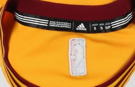 Maglia da Basket NBA Adidas Cleveland Cavaliers Jaco 9 Gialla Taglia S