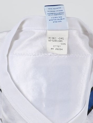 Maglia da Football NFL Champion Dallas Cowboys Aikman 8 Taglia 52 Bianco Autografata Uomo