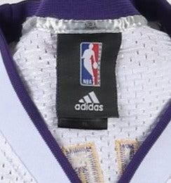 Maglia da Basket NBA Adidas Los Angeles Lakers Howard 12 Bianco, Viola e Giallo Taglia XL Bambino 10y