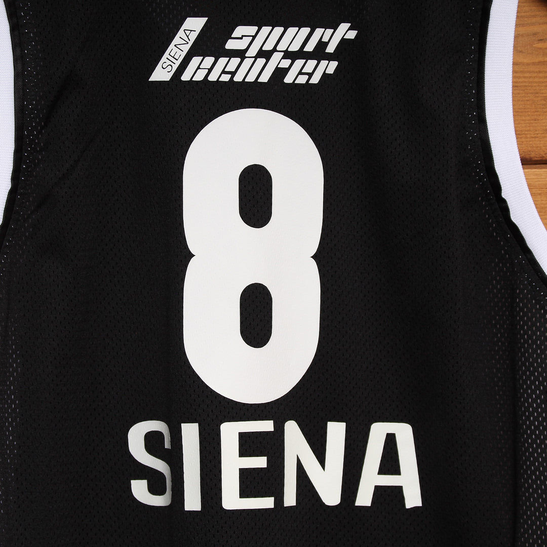 Maglia da Basket Champion Siena 8 Nera Taglia XL Unisex