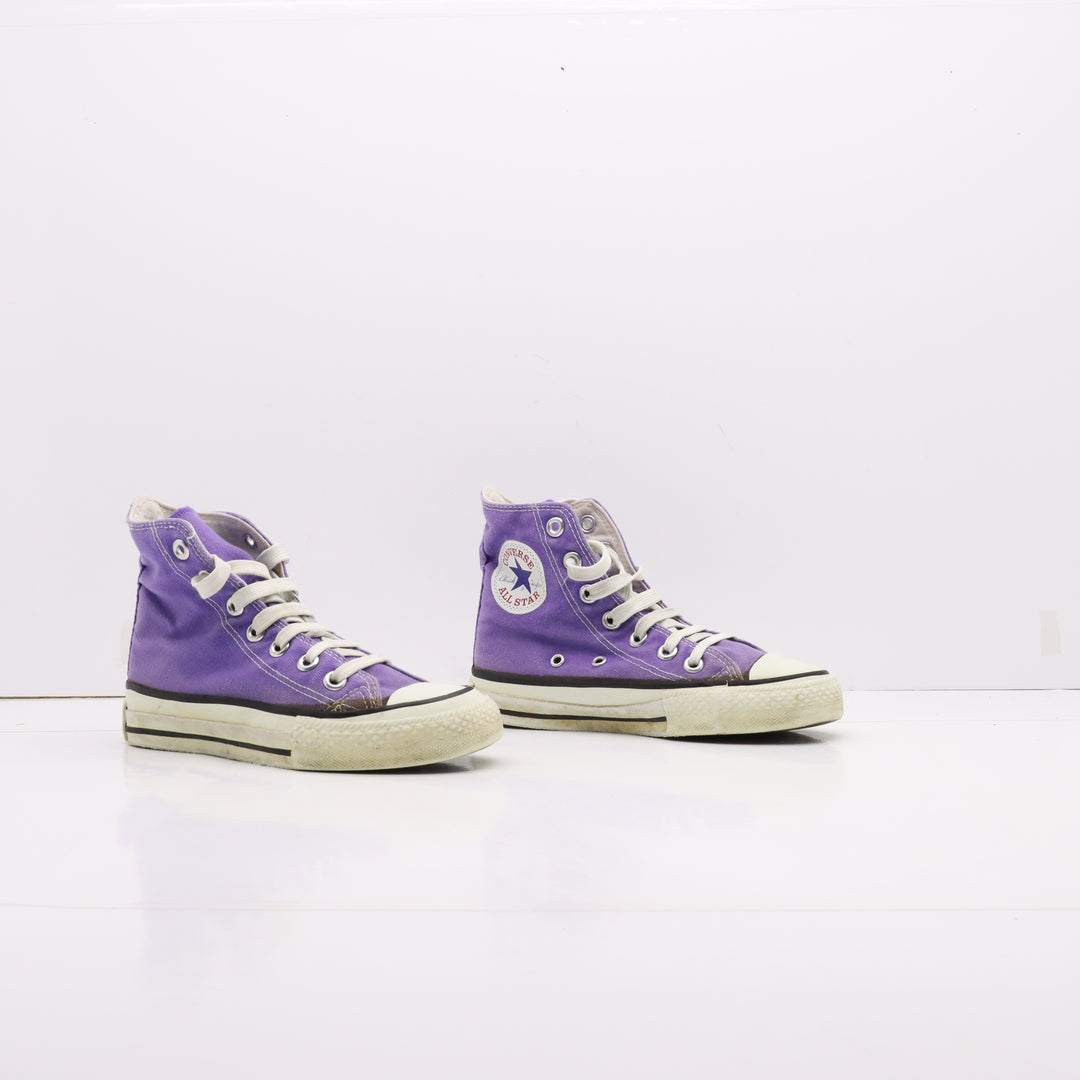 Converse All Star Alte Viola US 1 Bambino Made in USA