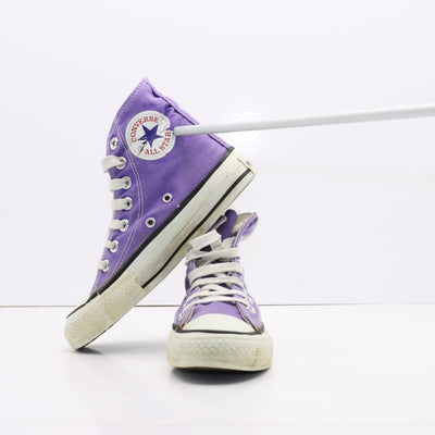 Converse All Star Alte Viola US 1 Bambino Made in USA