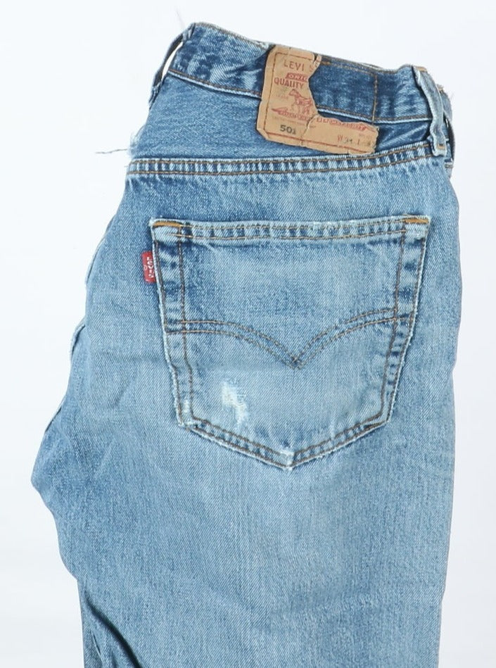 Levi's 501 Selvedge Denim W31 L34 Unisex cimosa