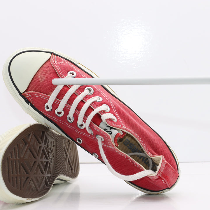 Converse All Star Basse Rosso Eur 38 Unisex Made in USA