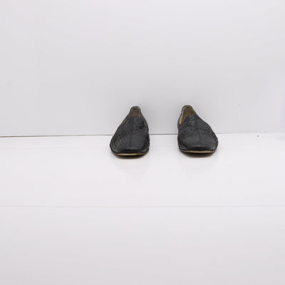 VR Estate Mocassino Vintage Anni 70' Basse Nero Pitonata Eur 40 Unisex