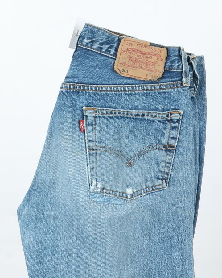 Levi's 501 Selvedge Denim W30 L34 Unisex