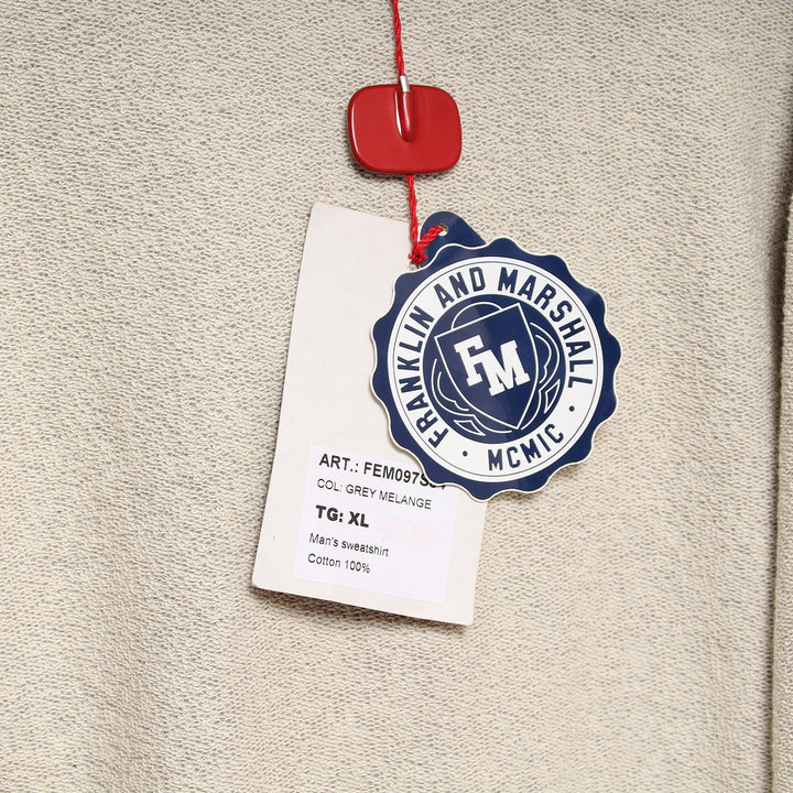 Franklin & Marshall Gilet Grigio Taglia XL Uomo Deadstock w/Tags
