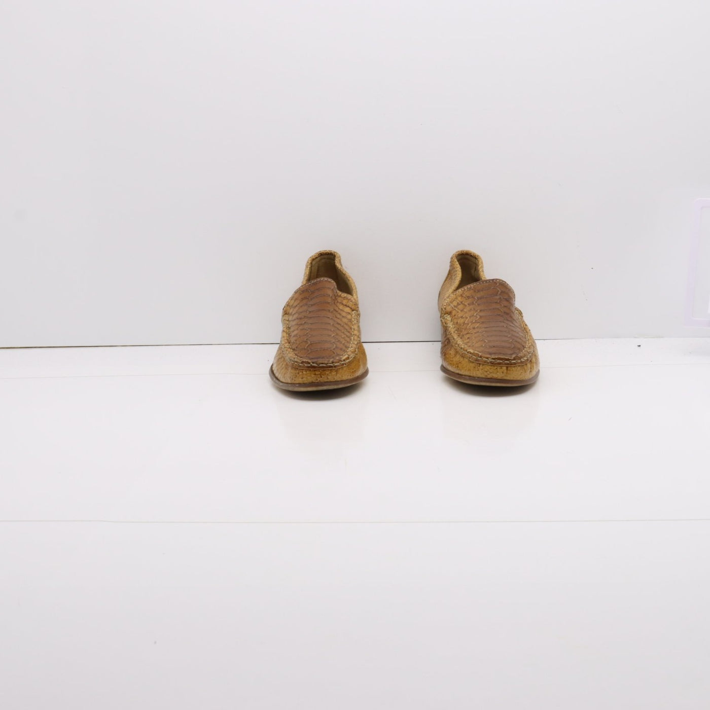 Liverpool Mocassino Vintage Anni 70' Basse Marrone Pitonata Eur 39 Donna