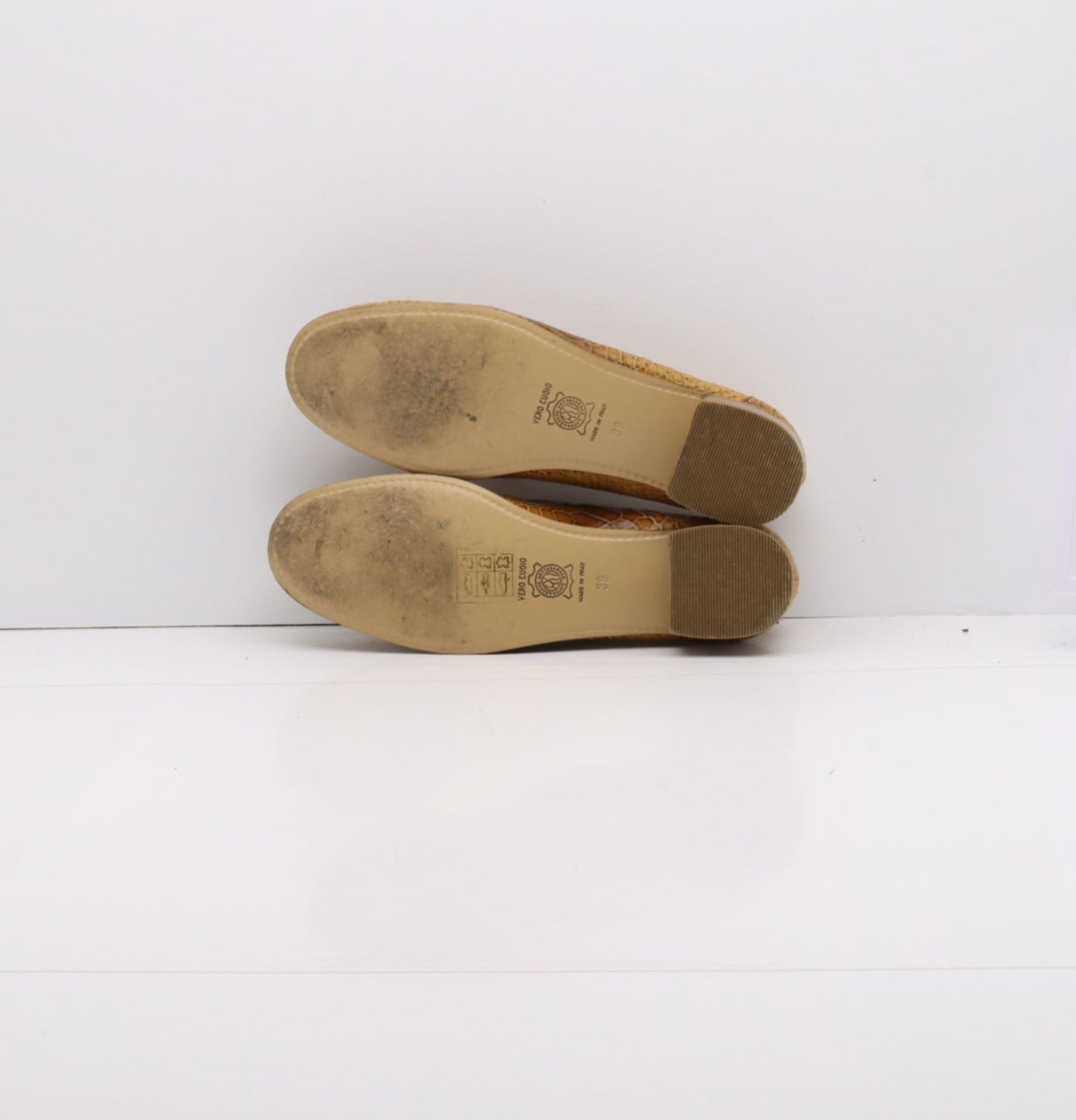 Liverpool Mocassino Vintage Anni 70' Basse Marrone Pitonata Eur 39 Donna