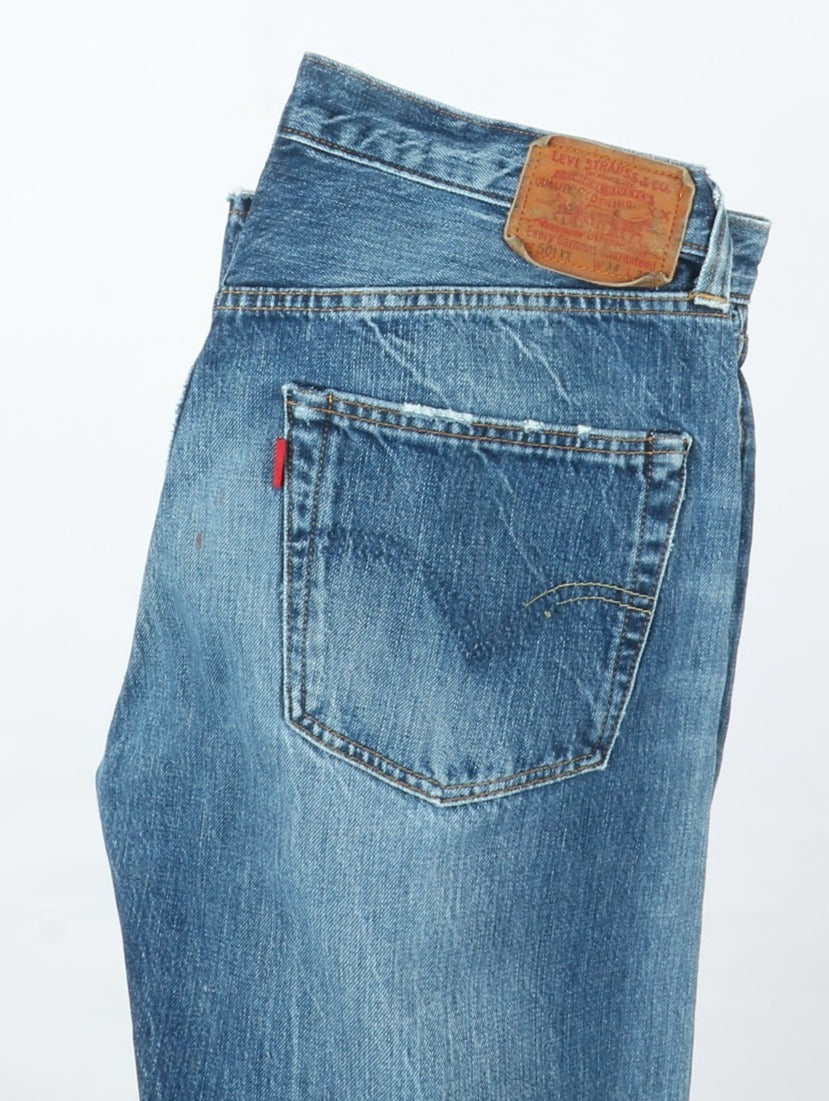 Levi's Vintage Clothing 501xx Big E Rivets Selvedge Red Line Denim W34 L32 Unisex