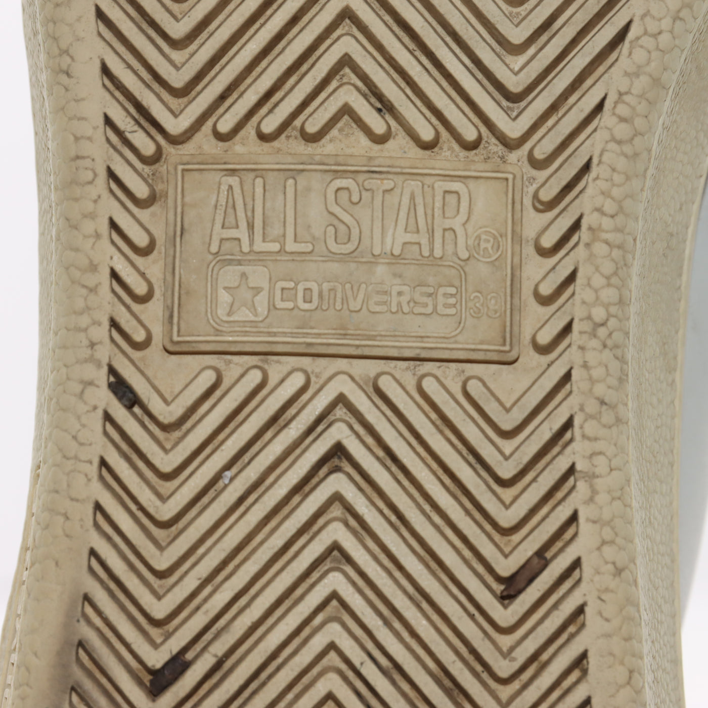 Converse All Star Basse Bianco Eur 39 Unisex Made in USA