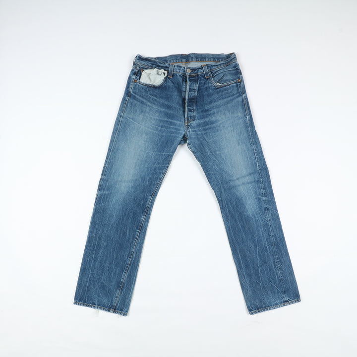 Levi's 501xx Big E Rivets Selvedge Red Line Denim W36 L34 Unisex