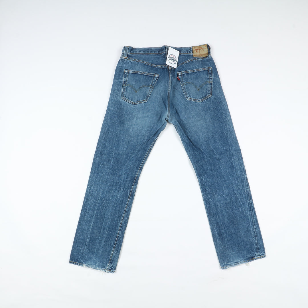 Levi's 501xx Big E Rivets Selvedge Red Line Denim W36 L34 Unisex