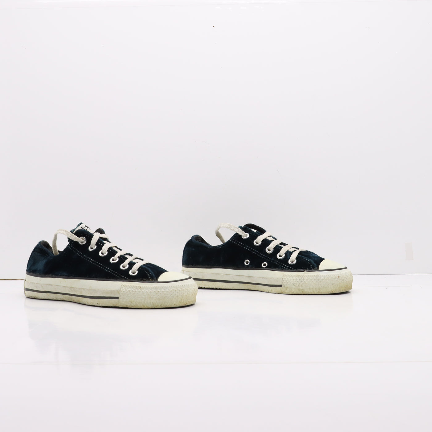 Converse All Star Alte Verde di Velluto Eur 36 Unisex Made in USA RARISSIME