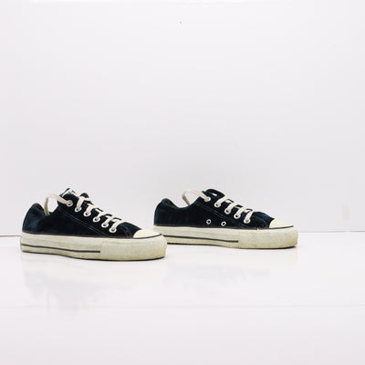 Converse All Star Alte Verde di Velluto Eur 36 Unisex Made in USA RARISSIME